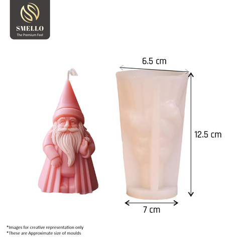 Smello's Napping Santa Claus Candle Silicone Mould (SCM 210)