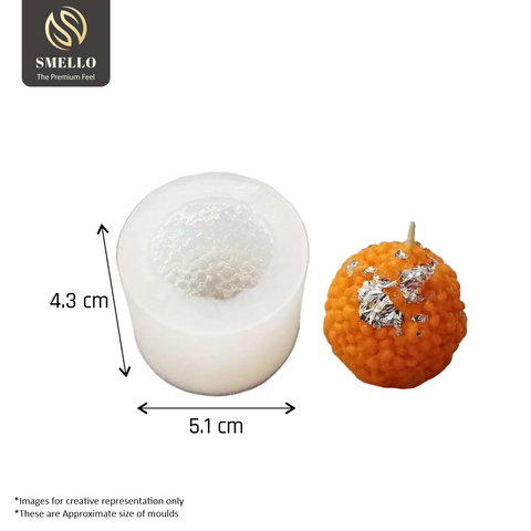 Smello's Motichoor Laddu Candle Silicone Mould (SCM 182)