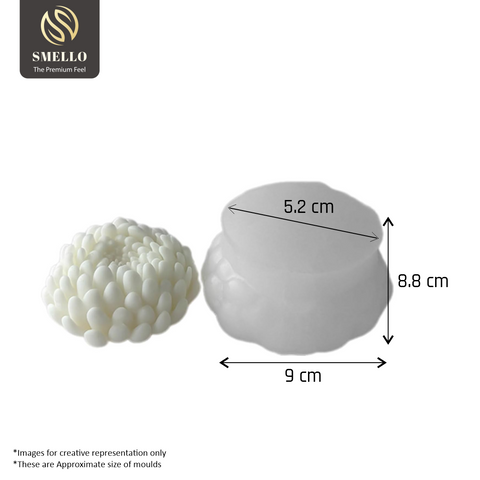 Smello's Blossom Flower Candle Silicone Mould (SCM 219)