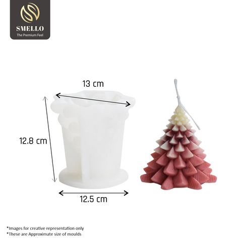 Smello's Christmas Tree Shape Candle Silicone Mould (SCM 205)