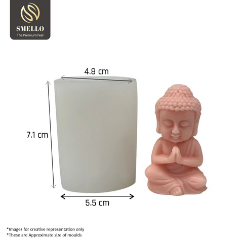 Smello's Baby Buddha Candle Silicone Mould (SCM 171)