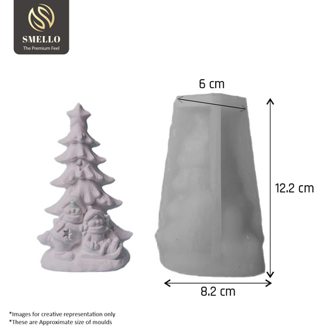 Smello's Large Christmas Tree Candle Silicone Mould (SCM 215)