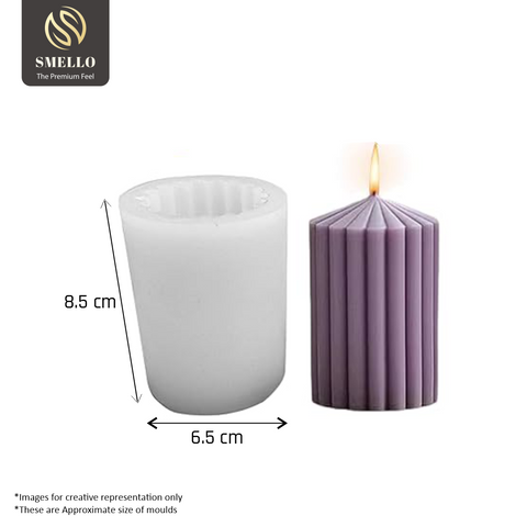 Smello's Short Spire Pillar Candle Silicone Mould (SCM 162)