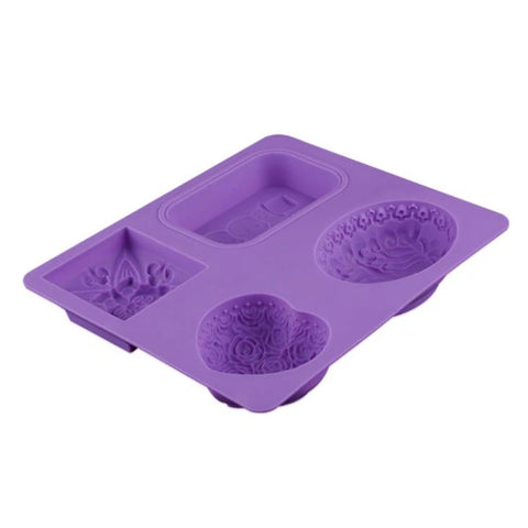 Smello's Rose, Angel, Heart Shape Silicone 3D Multi Cavity Mould (MC 102)