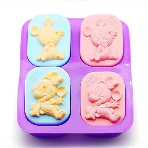 Smello's 4 Cavity Mouse Kids Special Silicone Mould (KS 109)