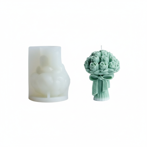 Smello 3D rose bouquet Silicone mould for Candles, Soap & Resin (SCM 271)